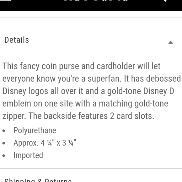 NWT Loungefly Disney Wallet Cardholder - Picture 5 of 7